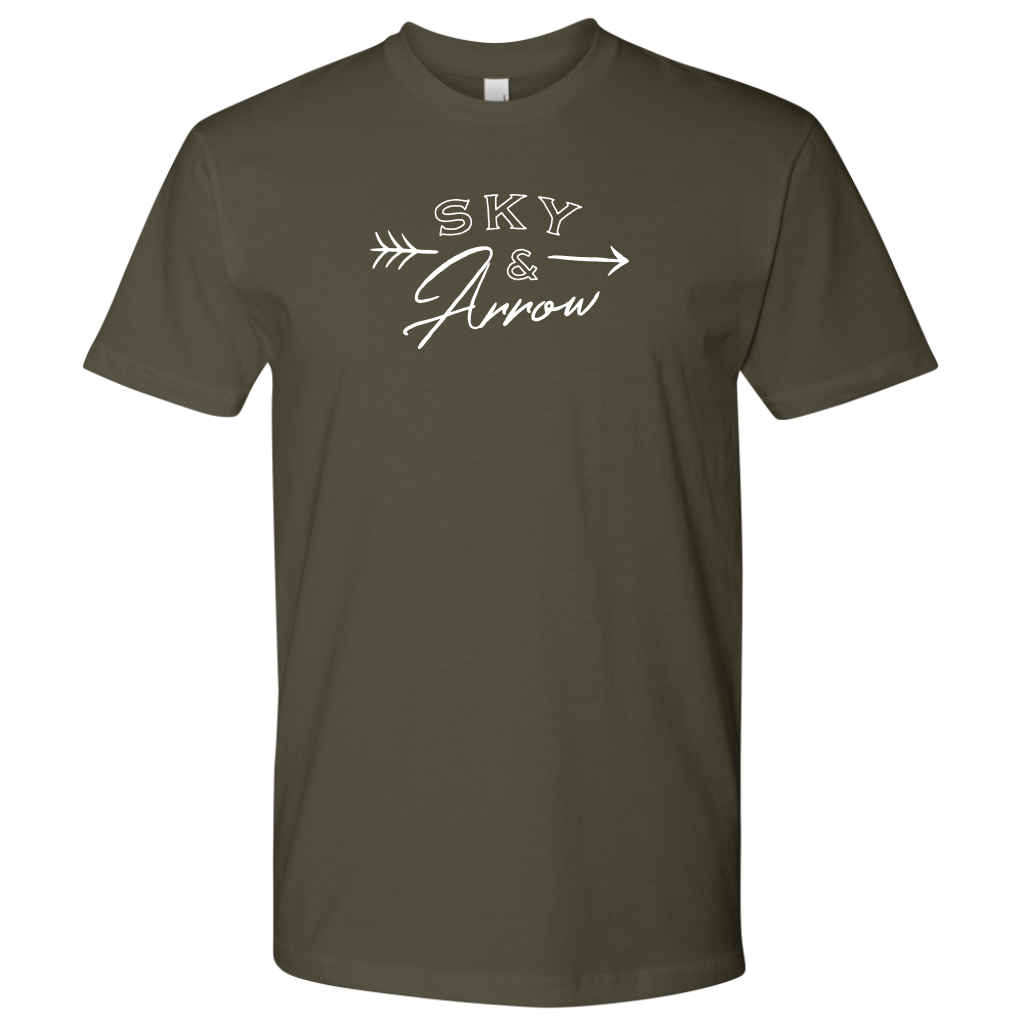 SKY AND ARROW MEN'S TEE